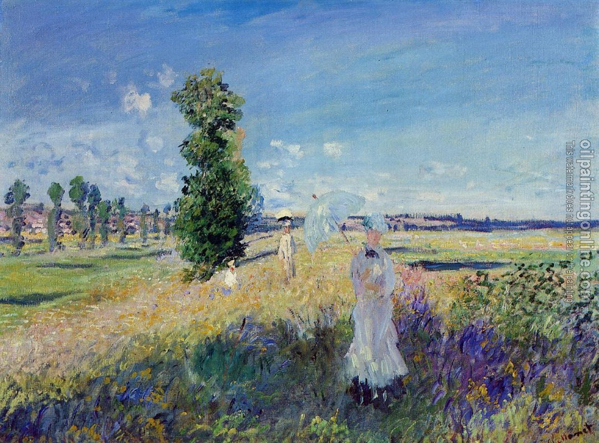 Monet, Claude Oscar - The Walk, Argenteuil